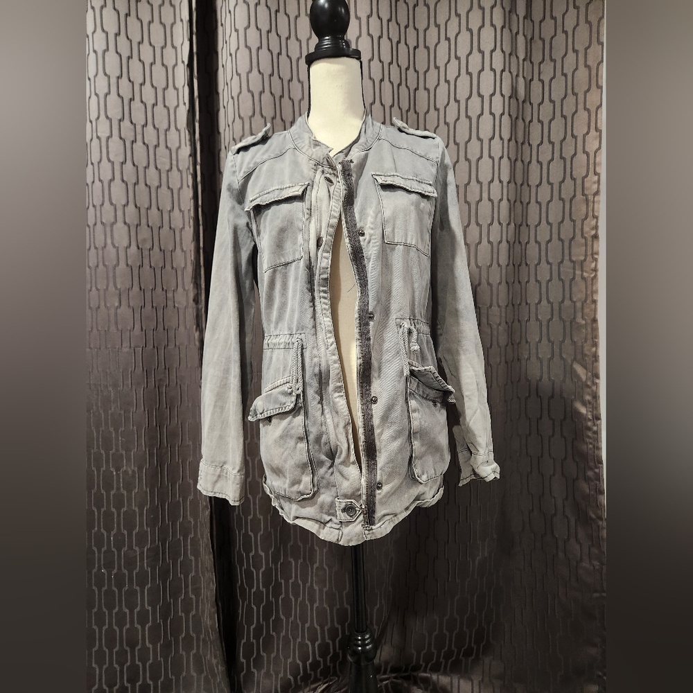 Kenar Utility Jacket in Gray